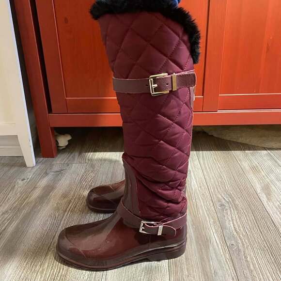 Michael Kors quilted rubber rain boots - Picture 5 of 10